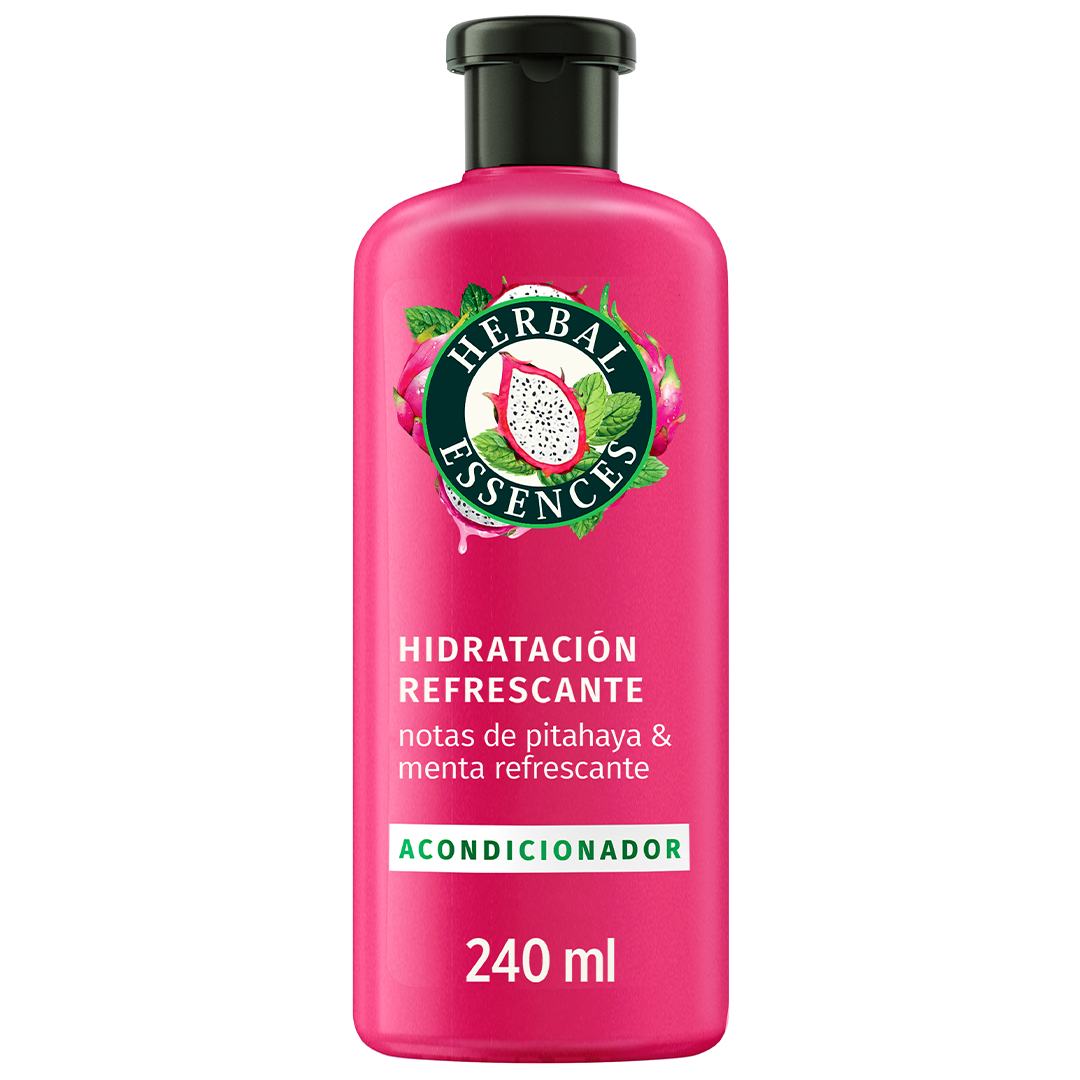 Acondicionador Hidratación Refrescante, Notas de Pitahaya y Menta