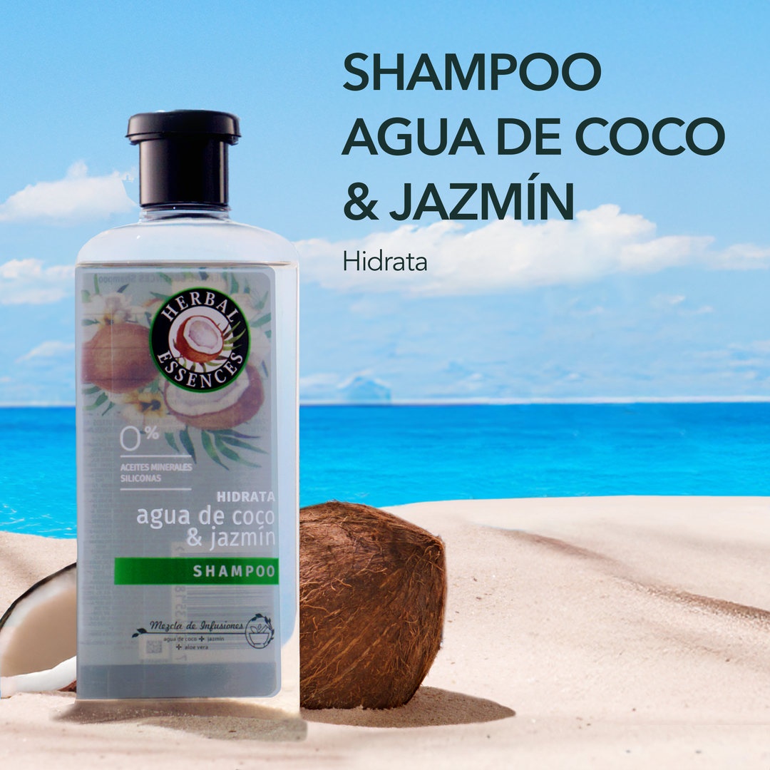 Shampoo Agua de Coco & Jazmín